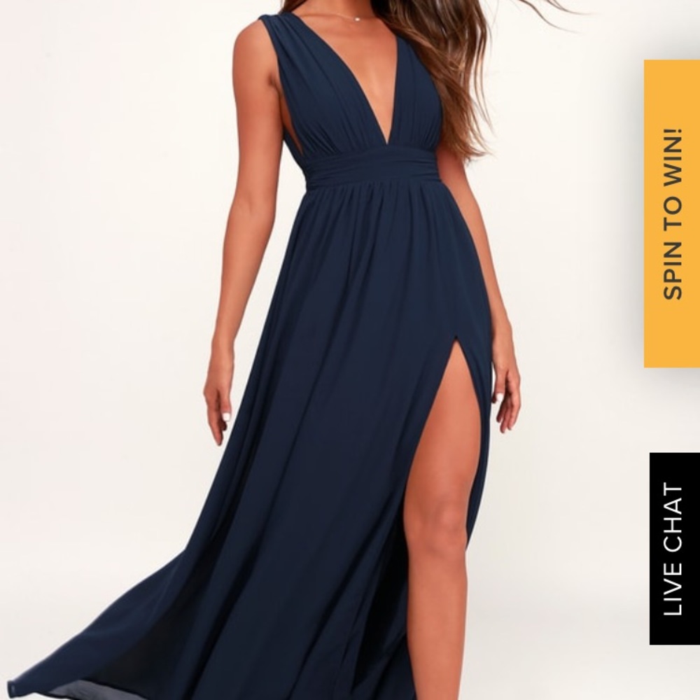 Heavenly Hues Navy Blue Maxi